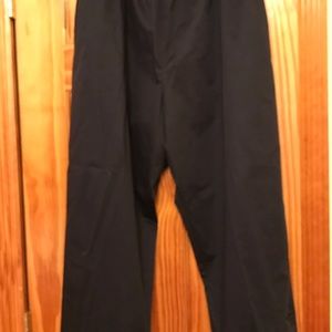 Eskandar Pants Dark Blue 100% cotton Elastic 3